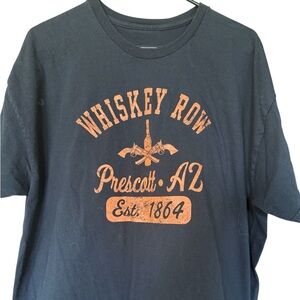 WHISKEY ROW, Prescott AZ Vintage style tee Size Large